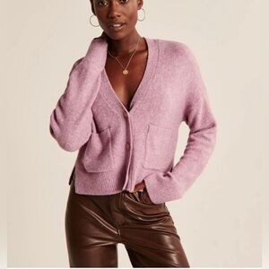 5 for $50 Abercrombie | pink fluffy cardigan | S
